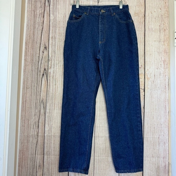 Vintage L.L Bean Double L Womens Straight Jeans Blue size 12 - Picture 3 of 11